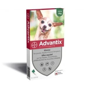 ADVANTIX Antiparasitaire 1.5-4kg Clearance