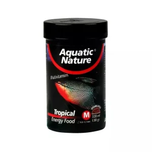 AQUATIC NATURE Tropical Energy food medium 124ml 50gr New