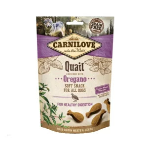 ANIMAL FOOD DIFFUSION Carnilove Crunchy caille/origan Hot