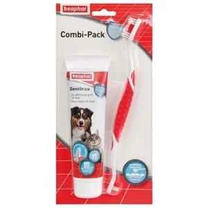 BEAPHAR Combi-Pack : Brosse à dents & dentifrice  – Online