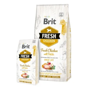 BRIT Croquettes Fresh poulet/pommes de terre Adulte Sale