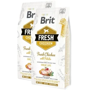 BRIT Croquettes Fresh poulet/pommes de terre Adulte Sale
