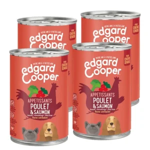 EDGARD COOPER Boite Poulet & Saumon Discount