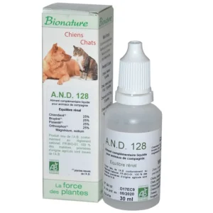 ANIBIO Equilibre Rénal A.N.D 128 Bionature Fashion