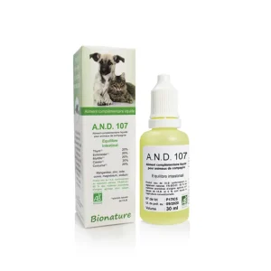 ANIBIO Equilibre transit intestinal A.N.D 107 Bionature New