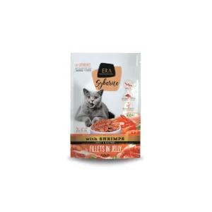 ERA Filets en gelée Sybarite pour Chats Adultes – Crevettes & Poulet Sale