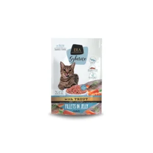 ERA Filets en gelée Sybarite pour Chats Adultes – Truite & Poulet Best