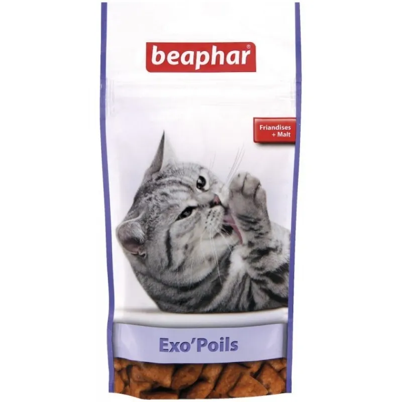 friandises_exopoils_malt__0-1.webp BEAPHAR Friandises Exo’Poils- Malt Bits pour chat 35g - Best