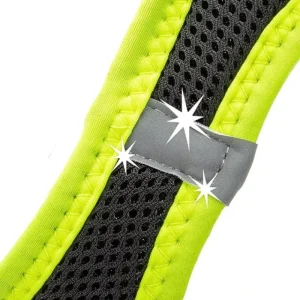 FERPLAST Harnais réfléchissant "Kaori"  jaune - Clearance