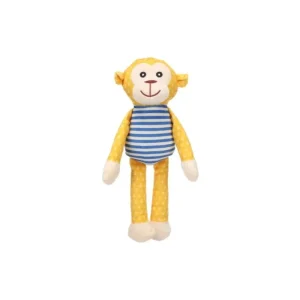 FLAMINGO Peluche Singe "Grilla" jaune 39 cm pour chien - Hot