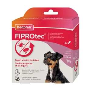 BEAPHAR Pipettes antiparasitaires pour chien Fiprotec – Fashion