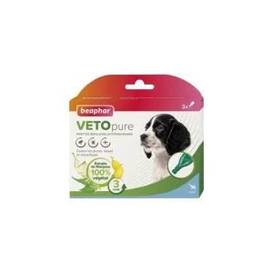 BEAPHAR Pipettes répulsives antiparasitaires chiot VetoPure - Outlet