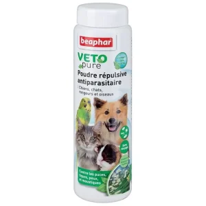 BEAPHAR Poudre antiparasitaire pour chien, chat, oiseau, rongeur Outlet