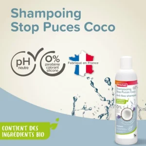 BEAPHAR Shampoing Stop-Puces Coco pour chien et chat– Discount