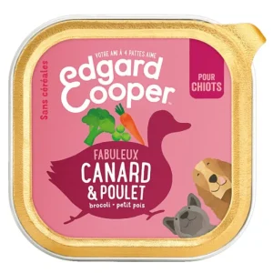 EDGARD COOPER Terrine Chiot Canard & Poulet Discount