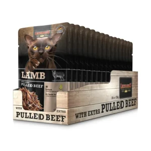 LEONARDO Terrine pour chat Agneau effiloché Sale