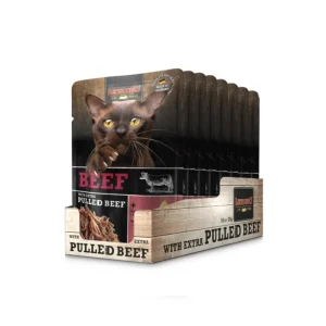 LEONARDO Terrine pour chat Boeuf effiloché Best