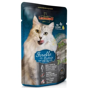 LEONARDO Terrine pour Chat Truite & Catnip Best