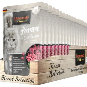 LEONARDO Terrine pour Chat Agneau & Canneberges Sale