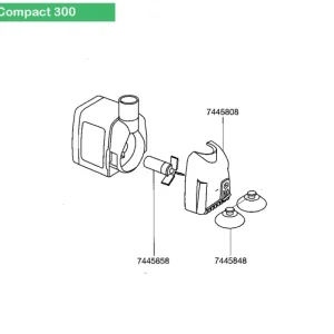 EHEIM Turbine* (7445858) Compact 300 et mini-filtre Fashion