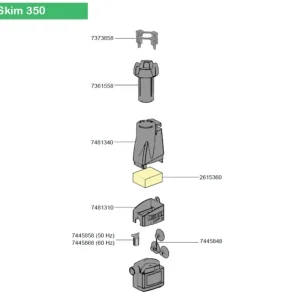 EHEIM Ventouses (7445848) Skim 350, Compact Best
