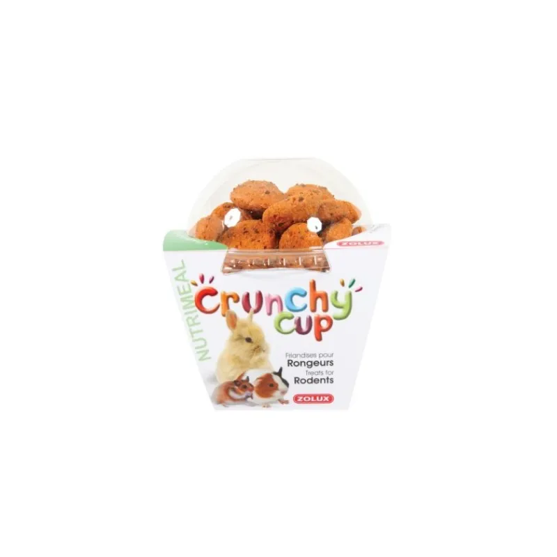 zolux_crunchy_cup_carotte_0.webp ZOLUX Crunchy Cup Carotte & Lin Clearance